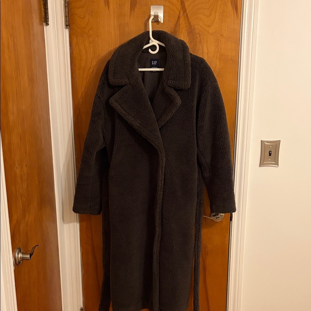 GAP Women's Dark brown Teddy Jacket